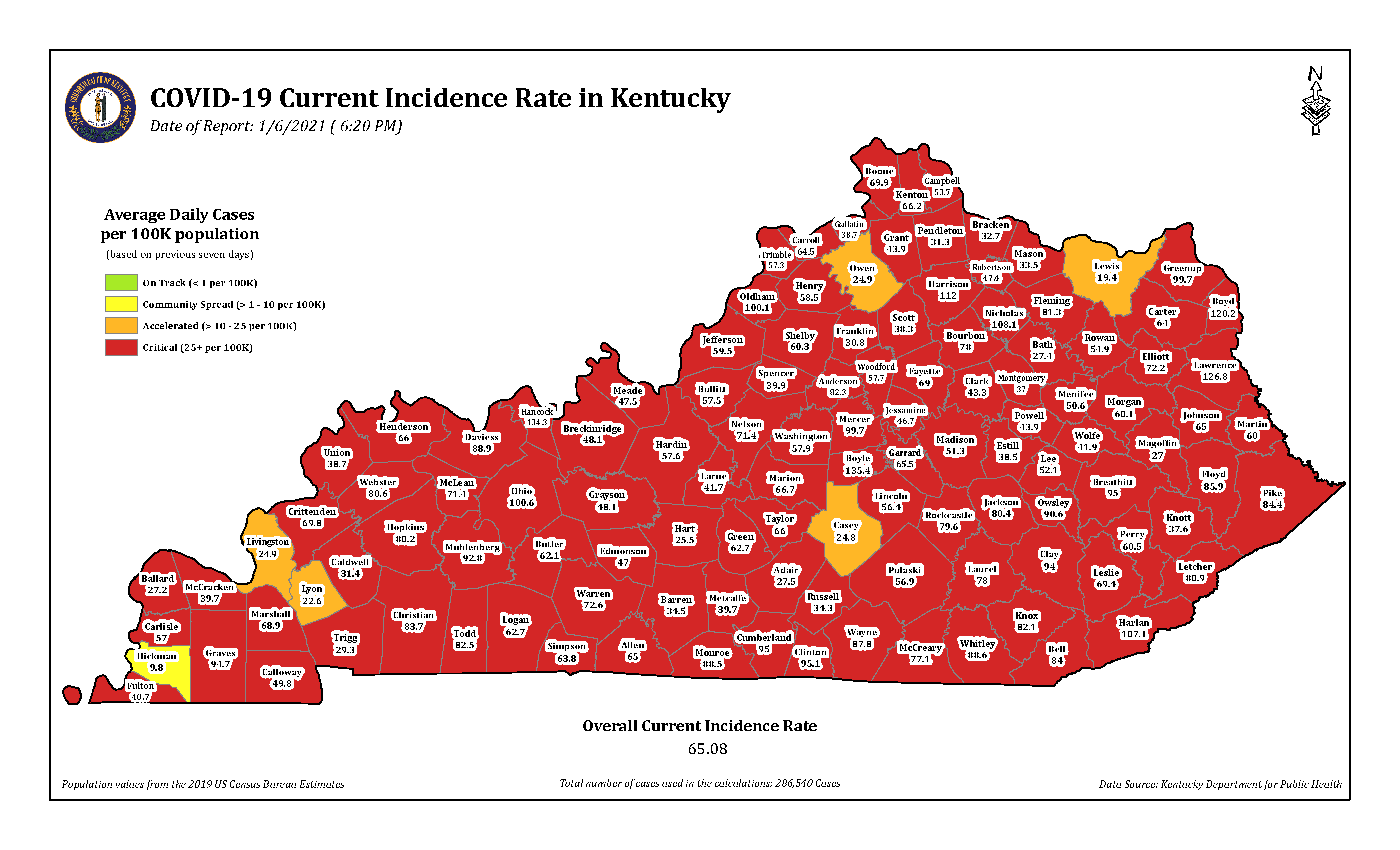 Kentucky sets new one-day record for COVID cases
