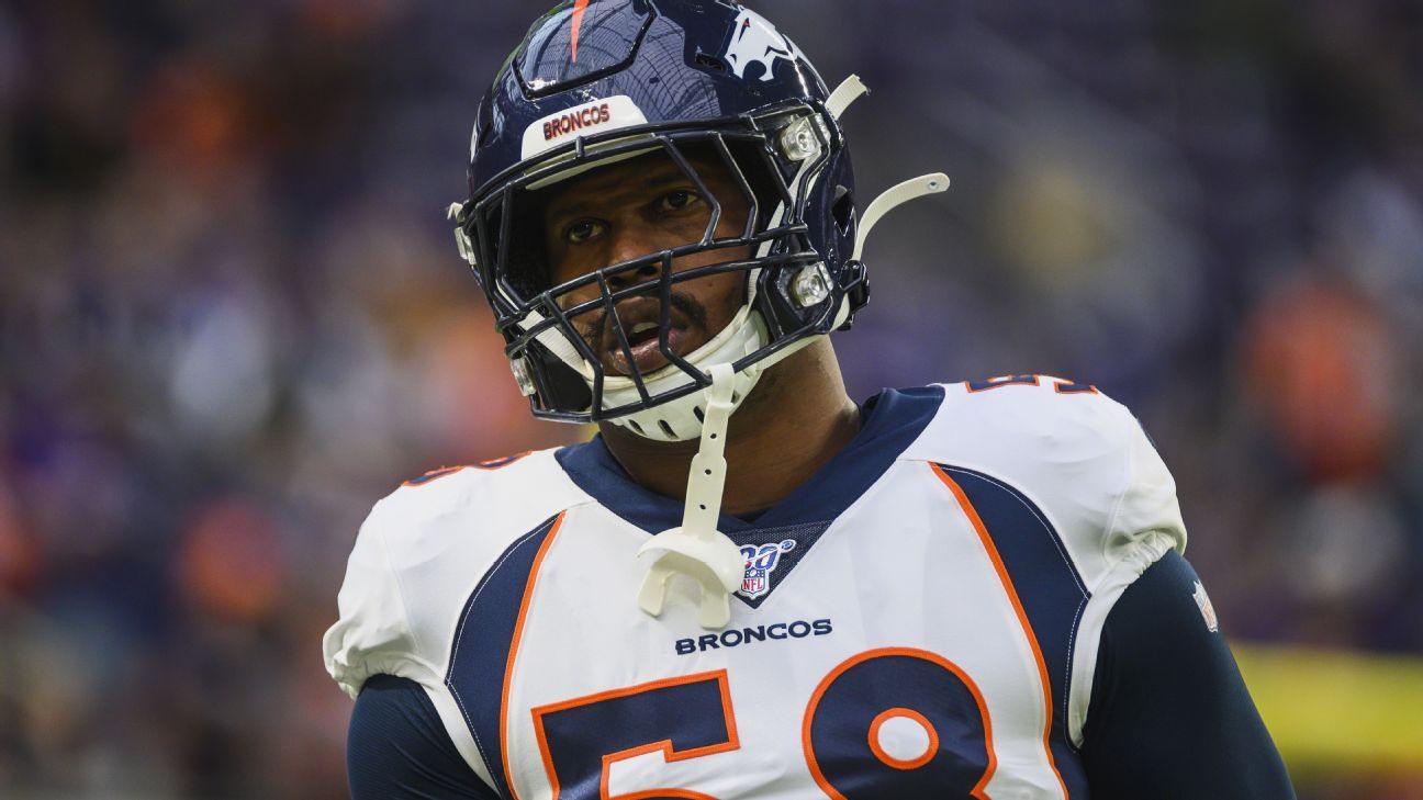 Sources: Broncos' Miller (ankle) may miss season