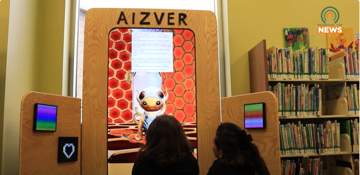 New AI storyteller at library