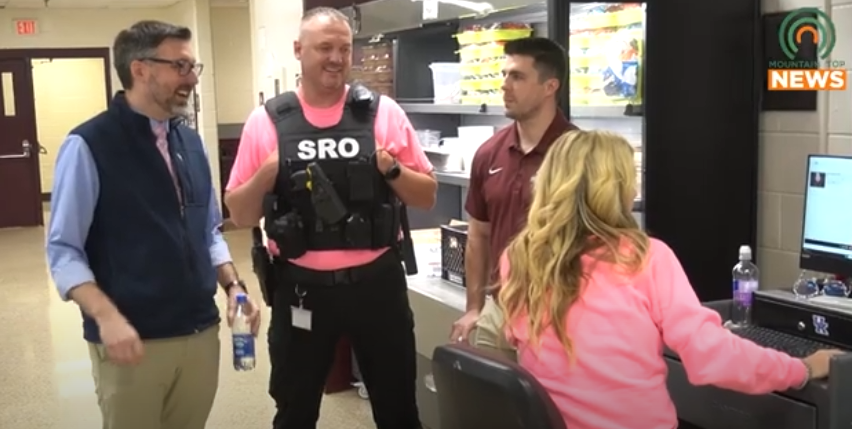 Pikeville High School goes pink to support staff member