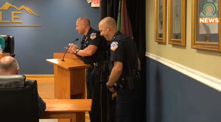 Pikeville City Commission recognizes National Police Week, promotes officer, firefighter