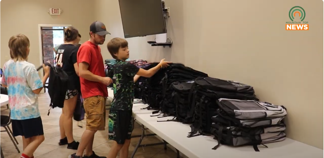 Coal Run Gives Away Backpacks