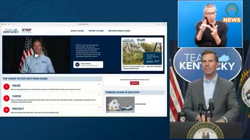 Team Kentucky launches a website to keep track of Scams