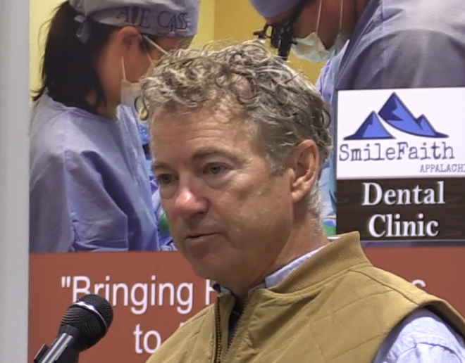 US Senator Rand Paul Speaks with Jenkins Residents